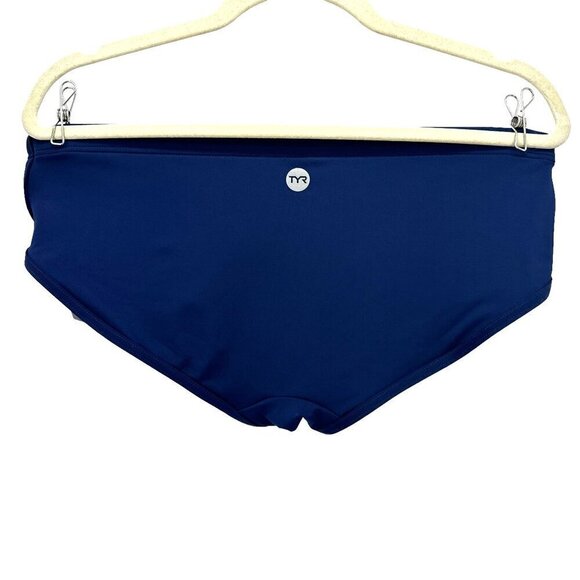 NWT TYR Active UPF 50+ Drawstring Blue Bikini Briefs Bottoms Womens Large - Picture 3 of 8